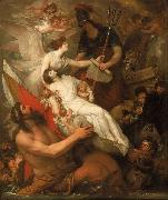 Benjamin West Immortality of Nelson Sweden oil painting artist